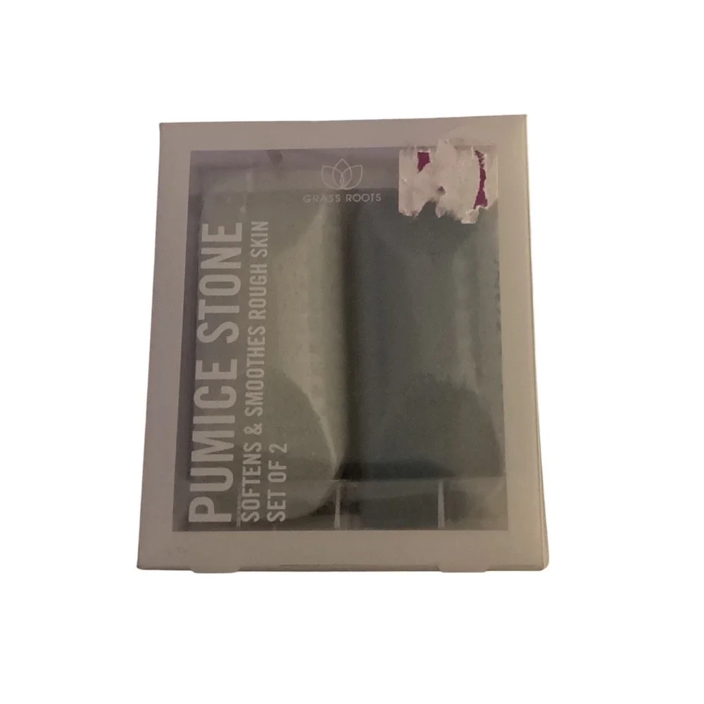 Grass Roots Pumice Stone Set of 2 Softens Smoothes‎ Rough Skin SE2092-BLL New